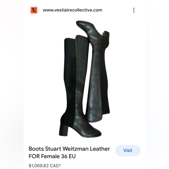 ❌SOLD❌Stuart Weitzman the Carly Boot Brand new in box! - Picture 2 of 2